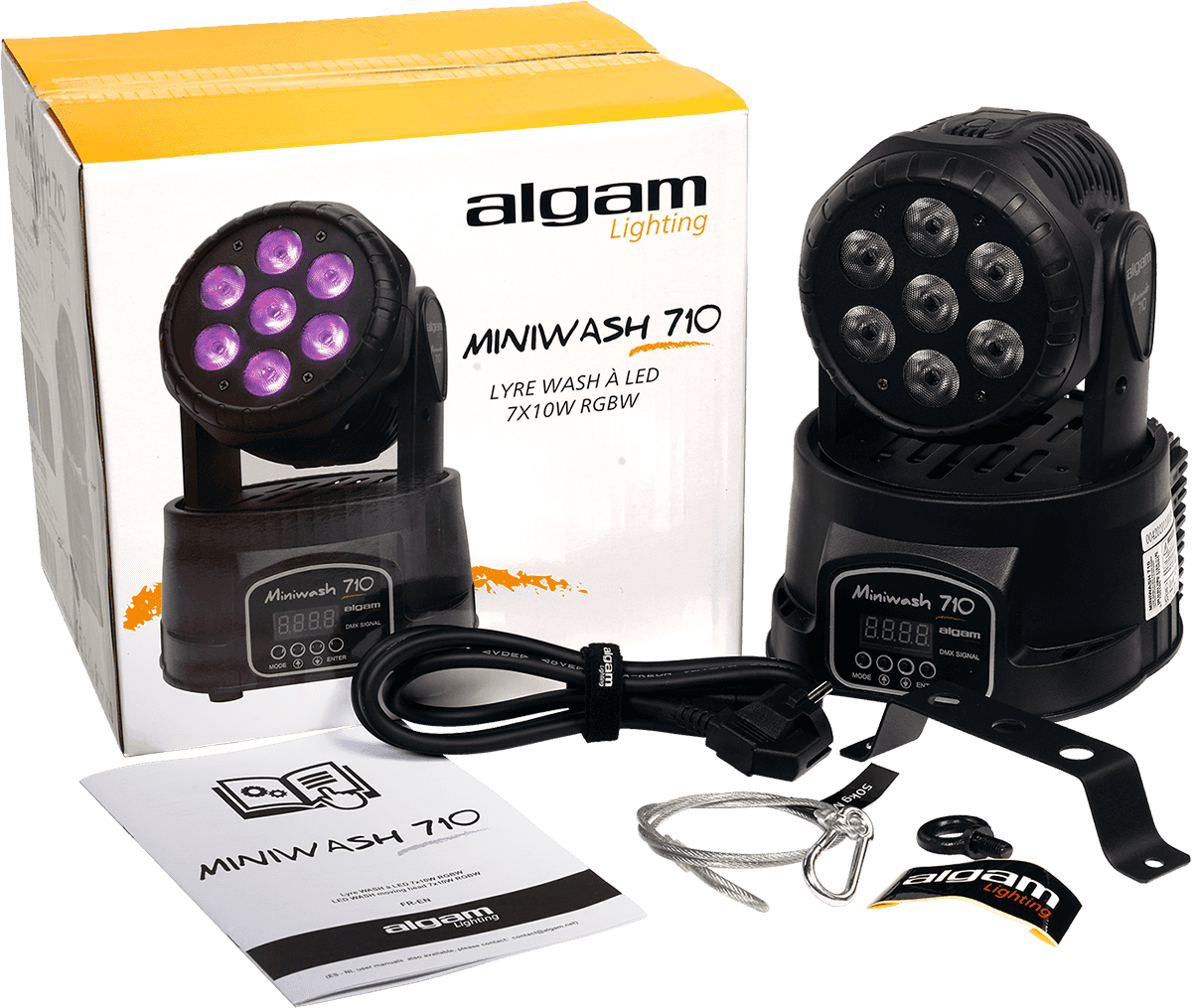 MINI WASH 710 - LYRE WASH LED 7 x 10W RGBW