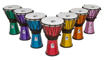 Confezione da 7 djembé Freestyle Colorsound 7"