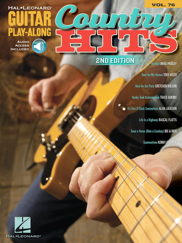 GUITAR PLAY ALONG VOLUME 76 - COUNTRY HITS + AUDIO TRACKS - GUITAR TAB
