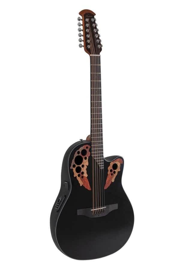 Chitarre Elettroacustiche Celebrity Elite Mid Cutaway 12-Corde Black