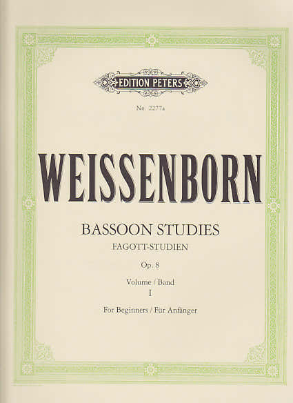 Weissenborn - Studi per fagotto Op.8 Vol.1