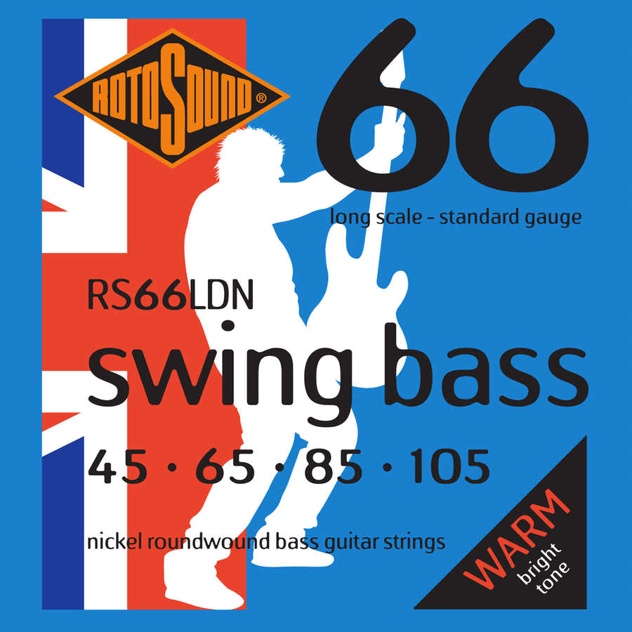 RS66LDN Swing Bass, corde in nickel a filo tondo, scala lunga 45-105