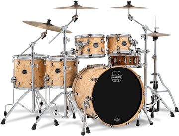 MAPEX SATURN VI STUDIO 22" Acero naturale sfumato