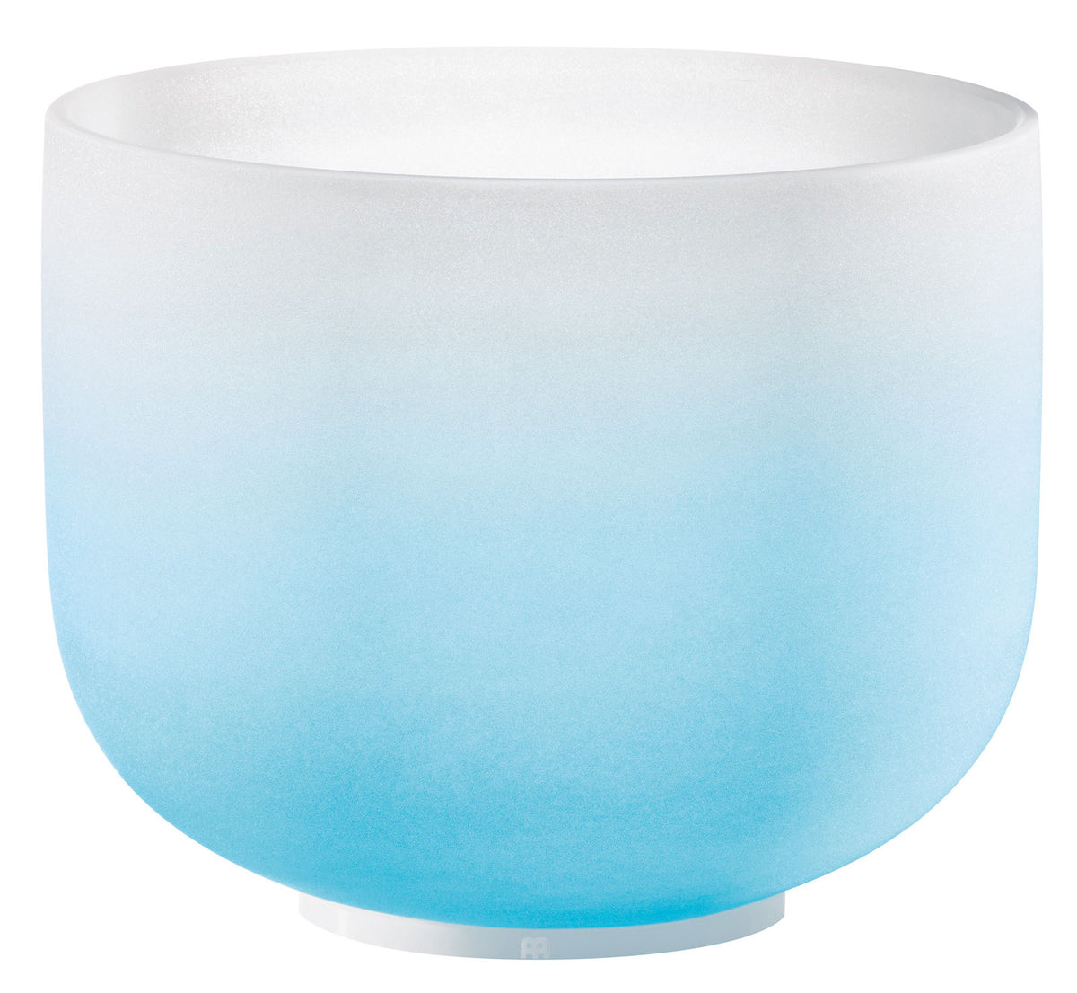 MEINL SONIC ENERGY CRYSTAL SINGING BOWL 10" COLOUR-FROSTED LIGHT BLUE NOTE G4 THROAT CHAKRA