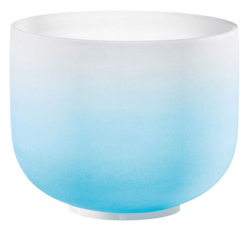 MEINL SONIC ENERGY CRYSTAL SINGING BOWL 10" COLOUR-FROSTED LIGHT BLUE NOTE G4 THROAT CHAKRA