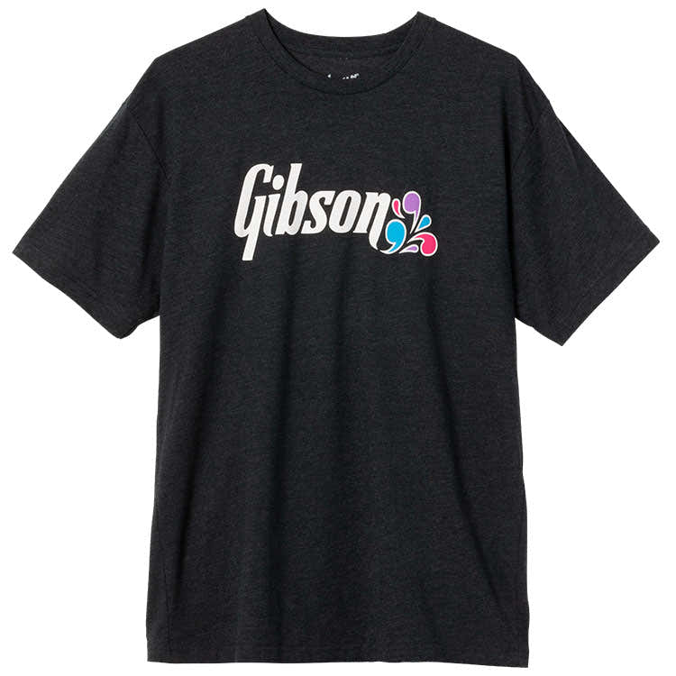 "M" T-shirt Floral Logo (Grigio scuro)