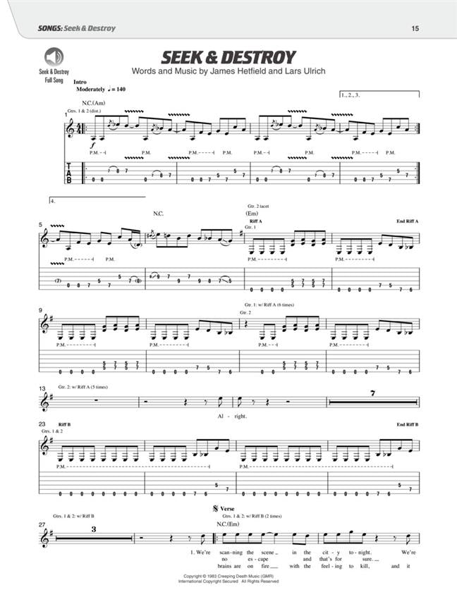 Play Like Metallica - Ultimate Guitar Lesson - Guitar Tab