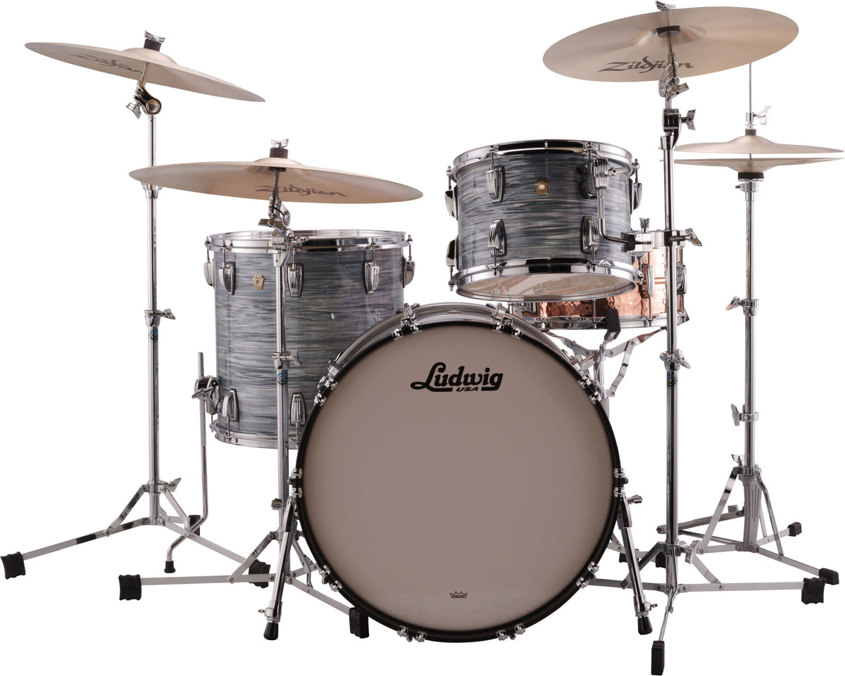 L84433Ax2Qwc - Classic Maple 24"/13"/16" - Oyster blu vintage