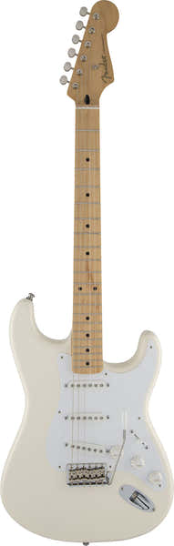 Stratocaster firmata da Jimmie Vaughan MN Tex-Mex Bianco olimpico