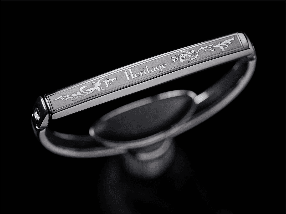 Heritage Stile di chitarra 3 Largo Argento