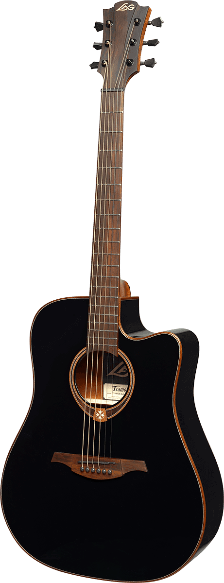 Tramontane T118DCE-BLK Dreadnought Cutaway Elettro Nera