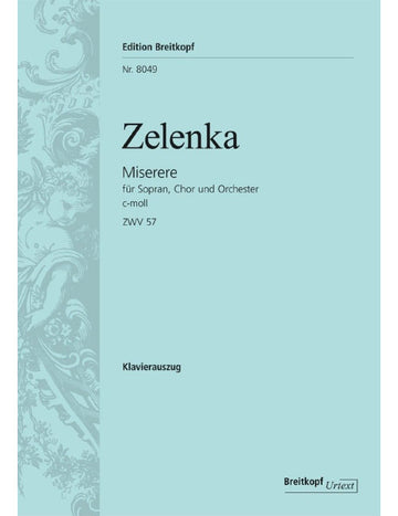 ZELENKA J.D. - MISERERE C-MOLL ZWV 57 - PIANO REDUCTION