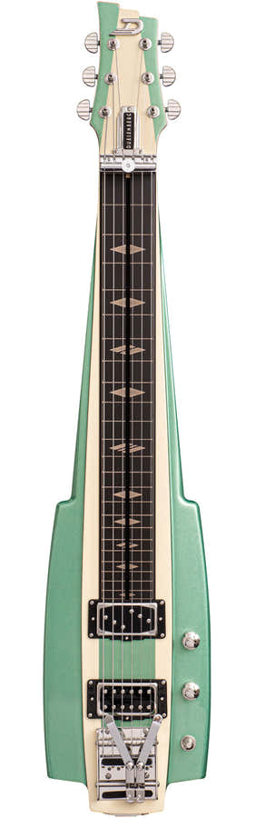 Lap steel Fairytale verde porto e bianco