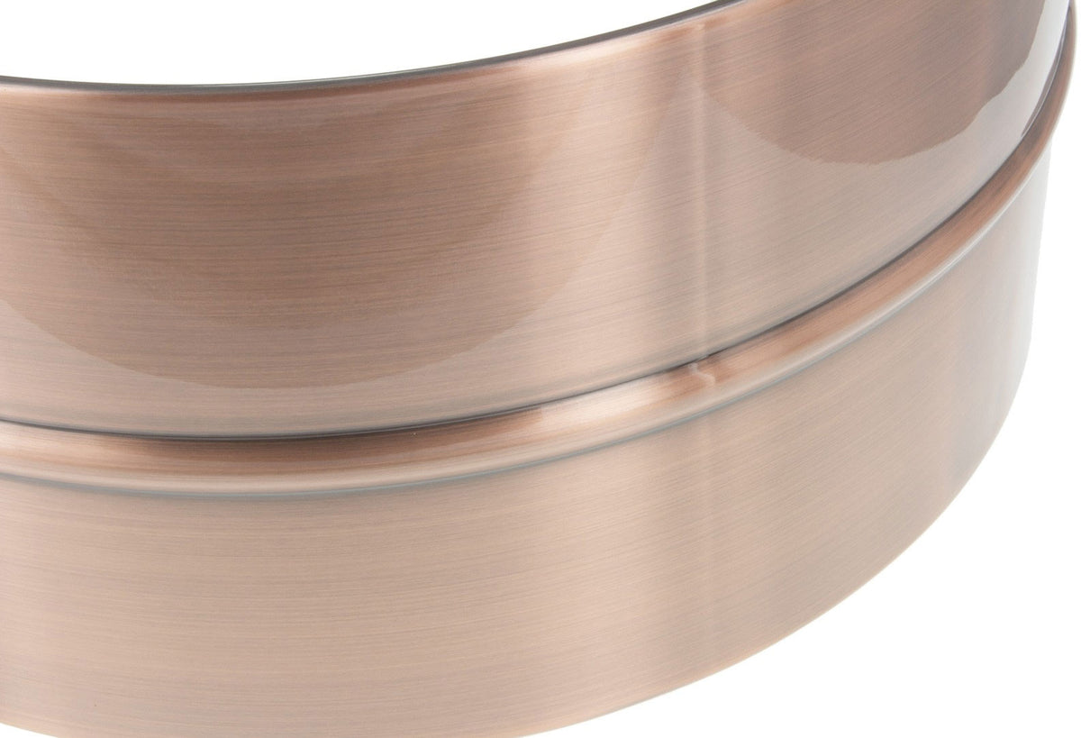 Sbbc14065 14" X 6.5" Fusto In Ottone Con Finitura In Rame Spazzolato Rullante