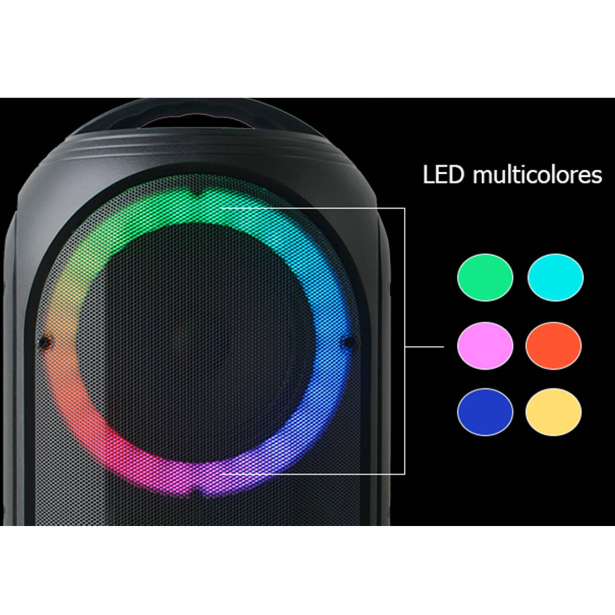 GOZIK LED NERO - SONOR LED PORTATILE