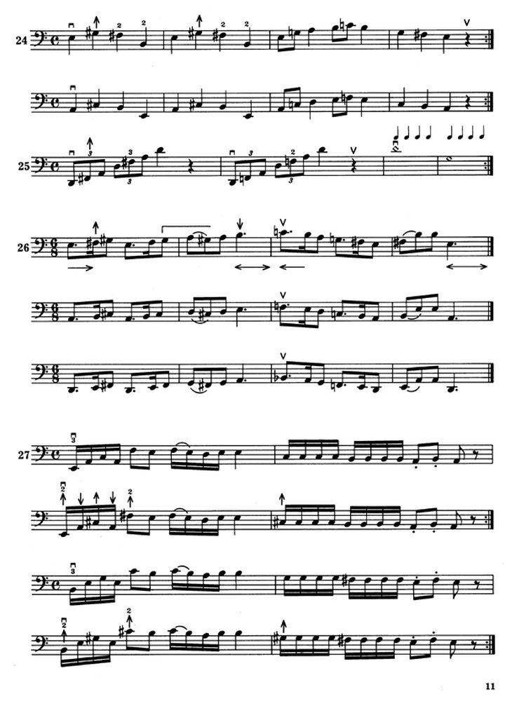 Marton Anna - Introduzione allo studio delle posizioni con 125 piccoli esercizi - Violoncello