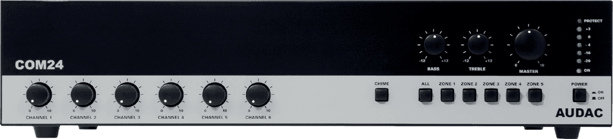 Mixer AMP. 6 IN 240W/100V