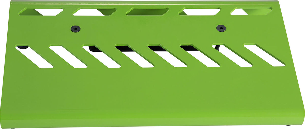 Green aluminum pedalboard
