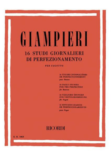 Giampieri A. - 16 Studi Giornalieri Di Perfezionamento - Basson