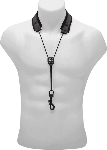 S85SH - COLLARE SASSOFONO SOPRANO CURVO NYLON BAMBINO XS (SNAP HOOK)
