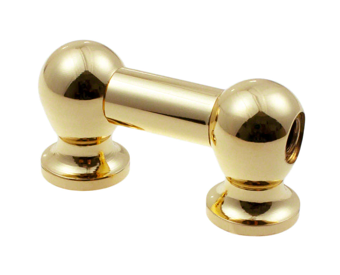 TL1S25-BR Blocchetto Tubolare 25mm Ottone A Singolo Tirante (X1)