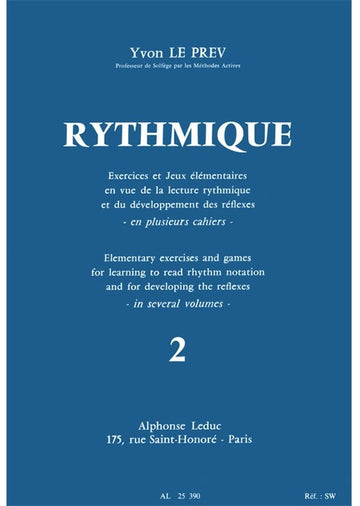 Rythmique Exercices et jeux - Vol. 2
