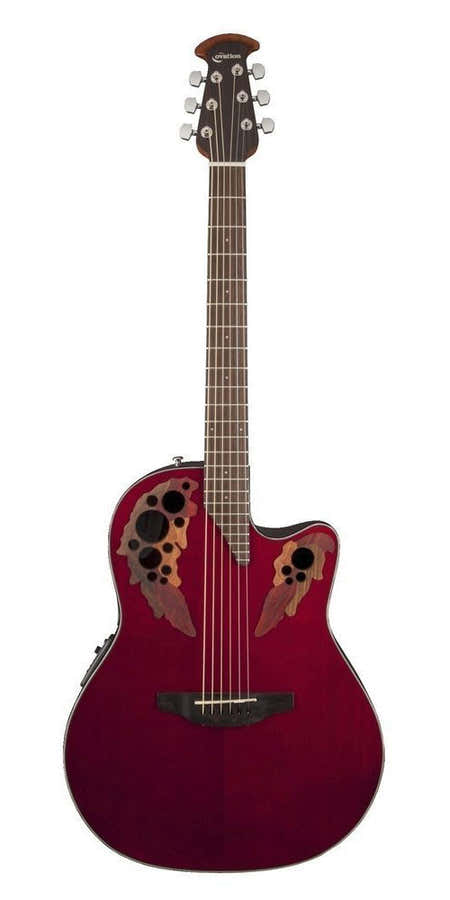 Chitarre Elettroacustiche Celebrity Elite Mid Cutaway Ruby Red