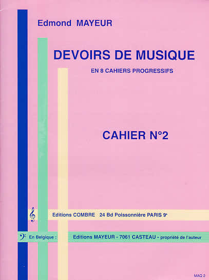 Mayeur Edmond - Quaderno dei compiti di musica 2