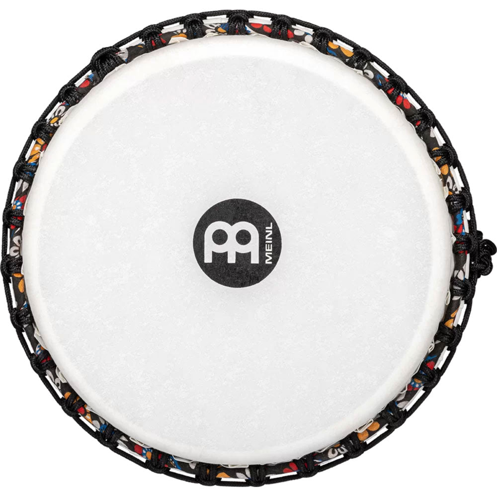 PERCUSSION 12" ROPE TUNED TRAVEL SERIES DJEMBE SYNTHETIC HEAD (PATENTED) DAY OF THE DEAD