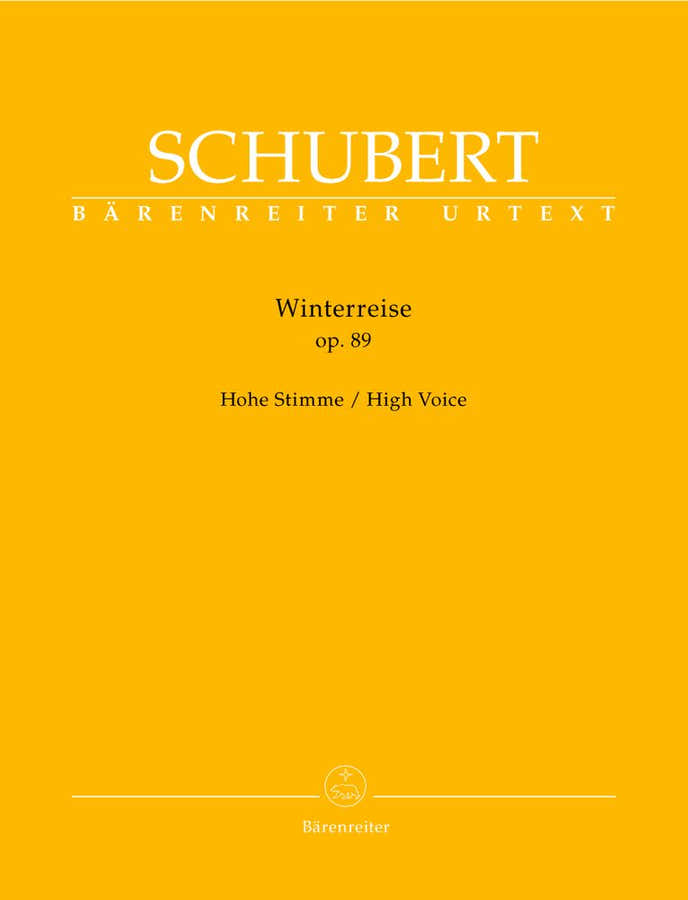 Schubert F. - Winterreise Op.89 D 911 - Voix Haute Piano