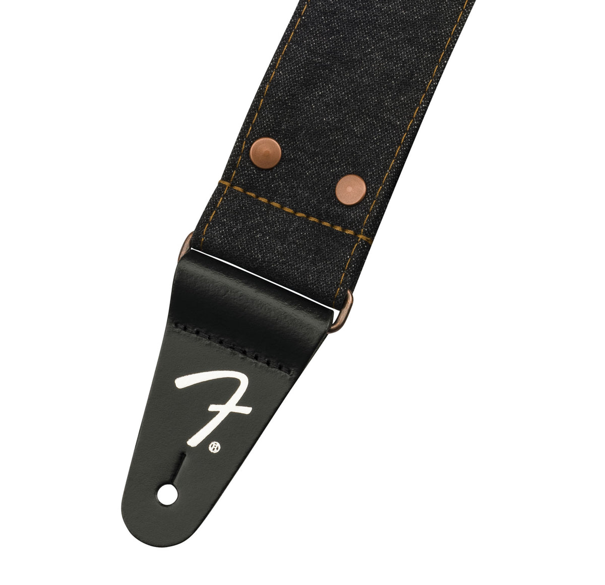 X Wrangler Cinghia in denim con borchie Nera