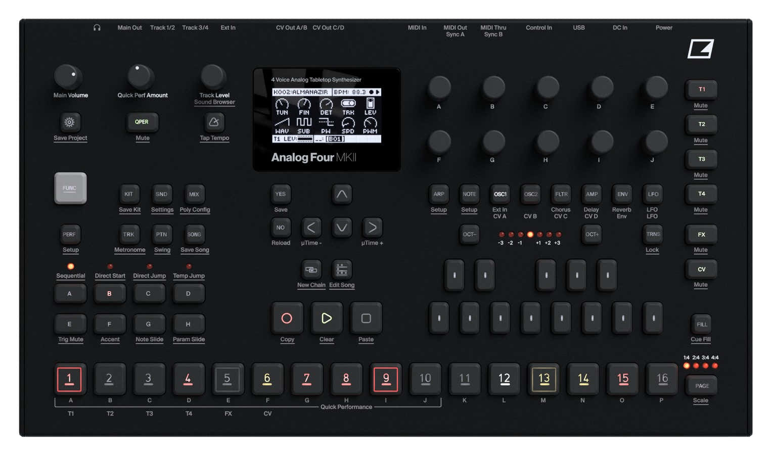 Analog Four MK2 Nero