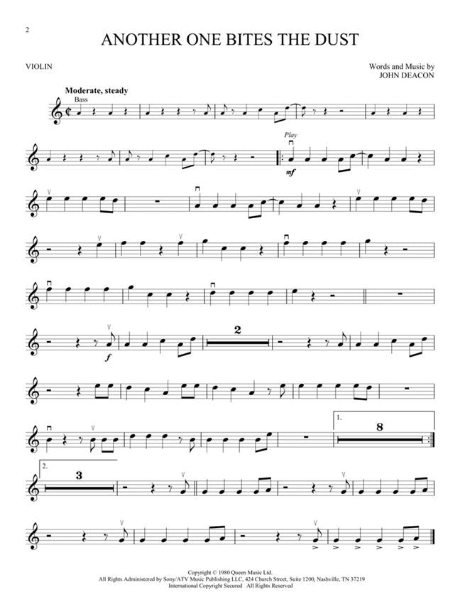 Queen - Violon Hal Leonard Instrumental Play Along