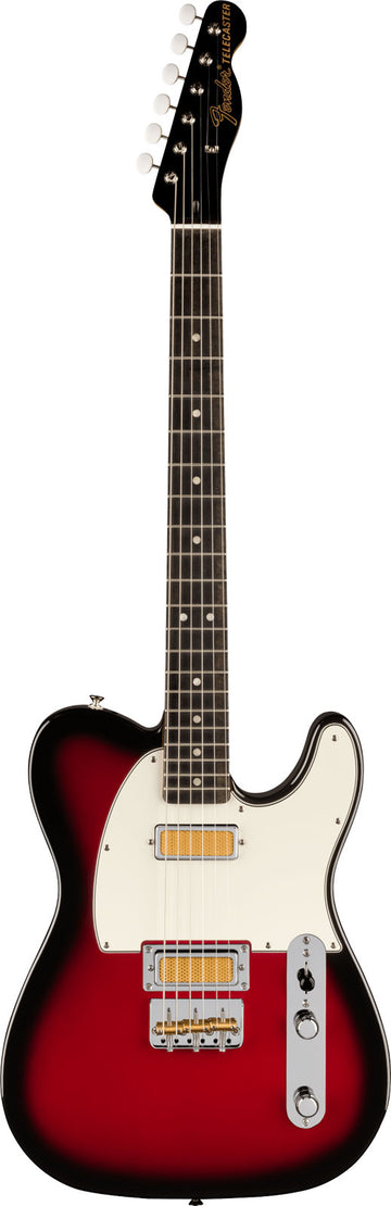 Telecaster Gold Foil EBO Sfumatura rosso mela candita