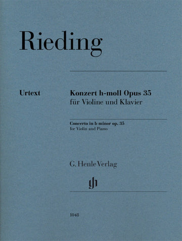 Rieding Oskar - Concerto Op.35 - Violino e pianoforte