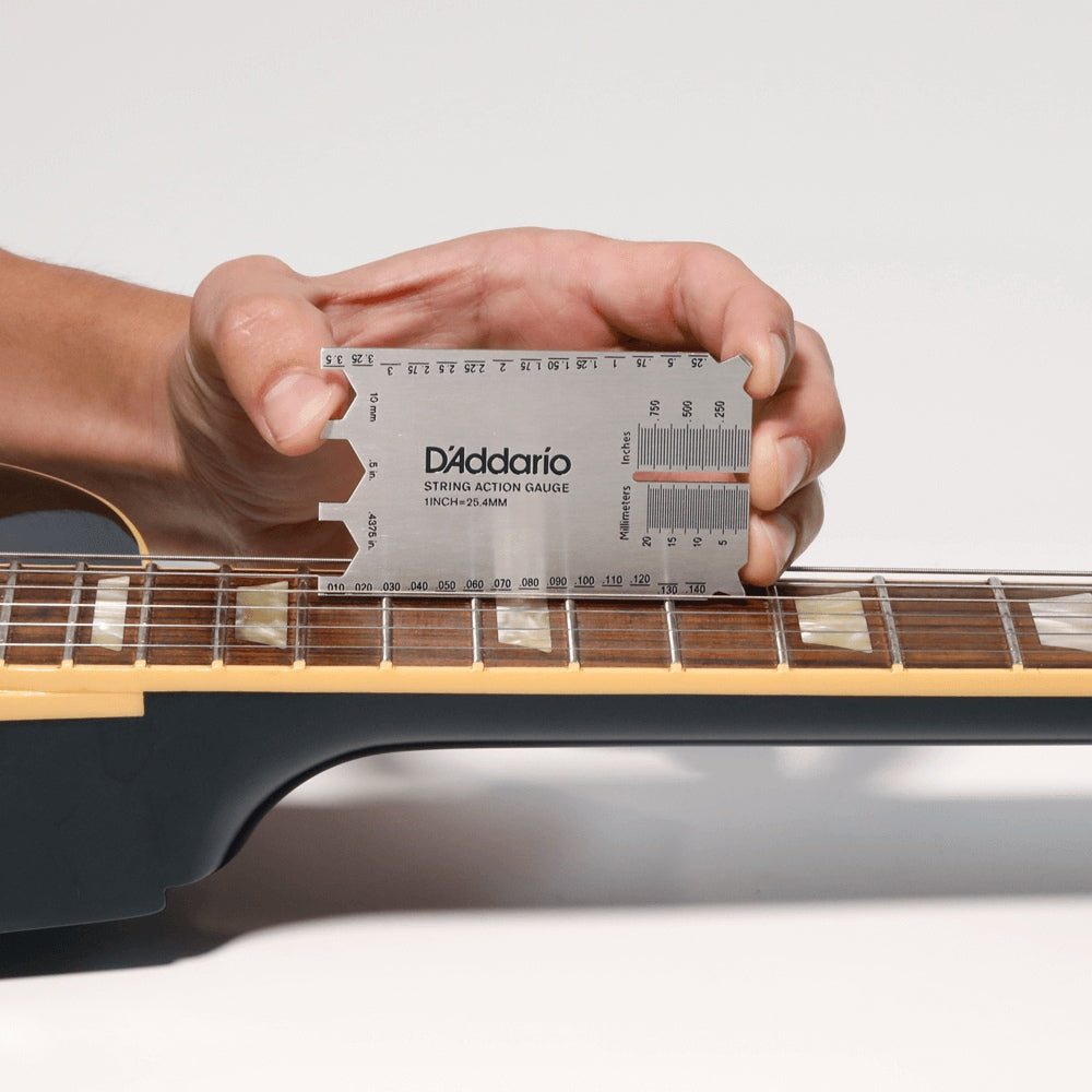 RULER TO MEASURE AND ADJUST THE ACTION OF THE ADDARIO STRINGS