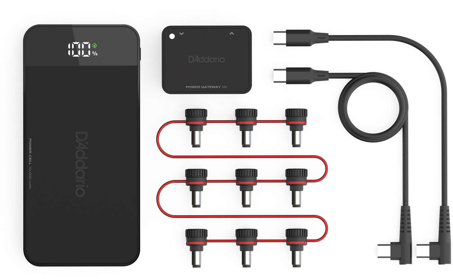 XPND Kit batteria per l'alimentazione dei pedali con spine internazionali