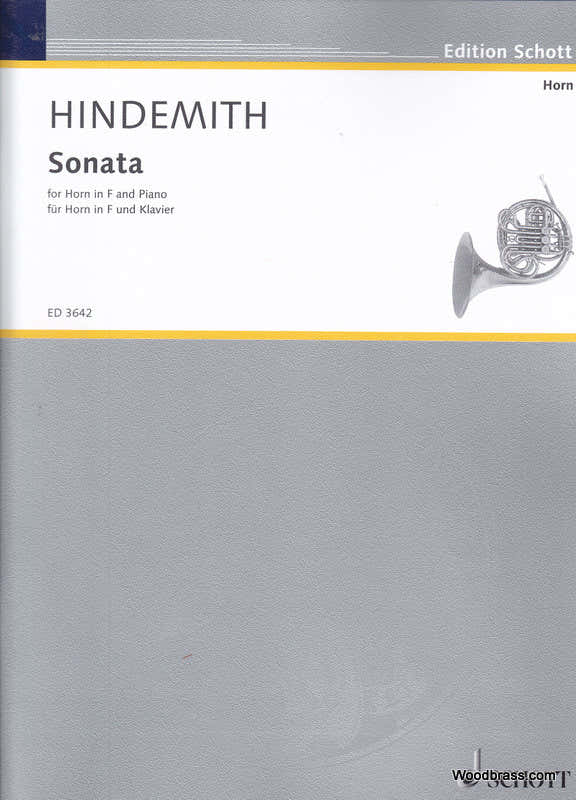 Hindemith Paul - Sonata - Corno in Fa e pianoforte