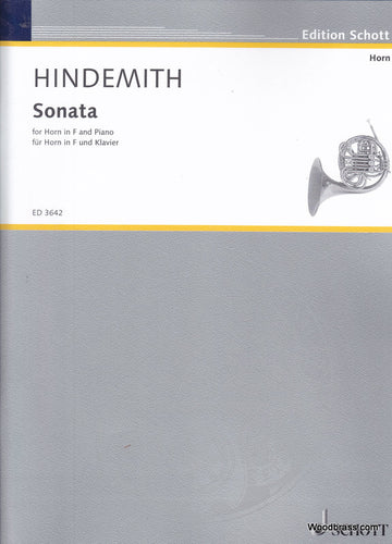 Hindemith Paul - Sonata - Corno in Fa e pianoforte