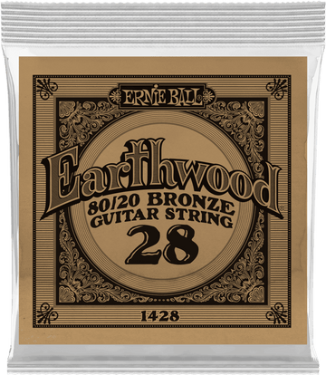 .028 EARTHWOOD 80/20 BRONZE ACOUSTIC GUITAR STRINGS