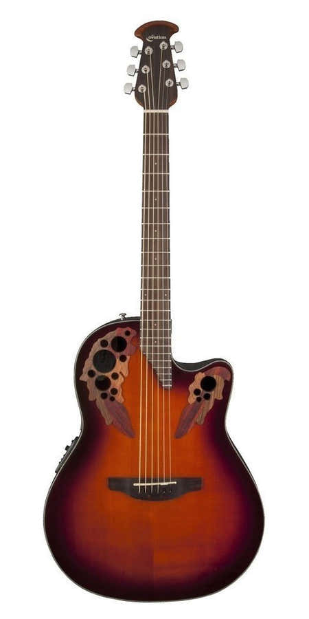 Chitarre Elettroacustiche Celebrity Elite Mid Cutaway Sunburst
