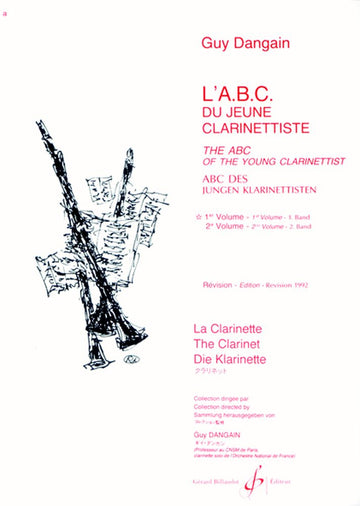 L'Abc Du Jeune Clarinettiste Vol.1 - Dangain