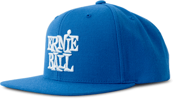 Ernie Ball Blue With White Logo Hat