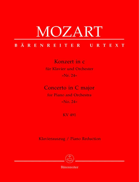 Mozart W. A. - Konzert In C NR 24 KV 494 - Reduction Pour Piano