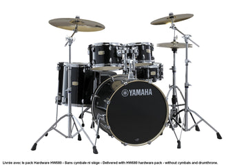 STAGE CUSTOM BIRCH - STANDARD - RAVEN BLACK + PACK HARDWARE HW680W