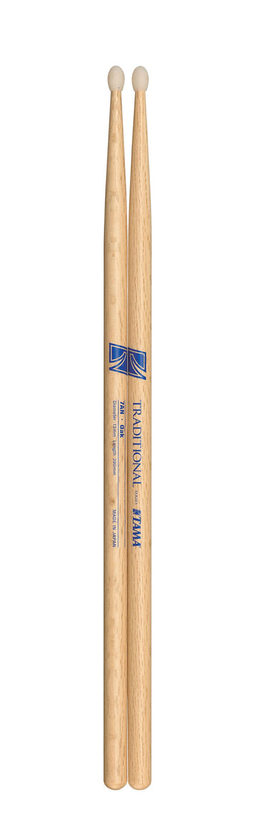 7AN - TRADITIONAL SERIES - DRUMSTICK JAPANESE OAK - 13MM - SMALL TIP NYLON