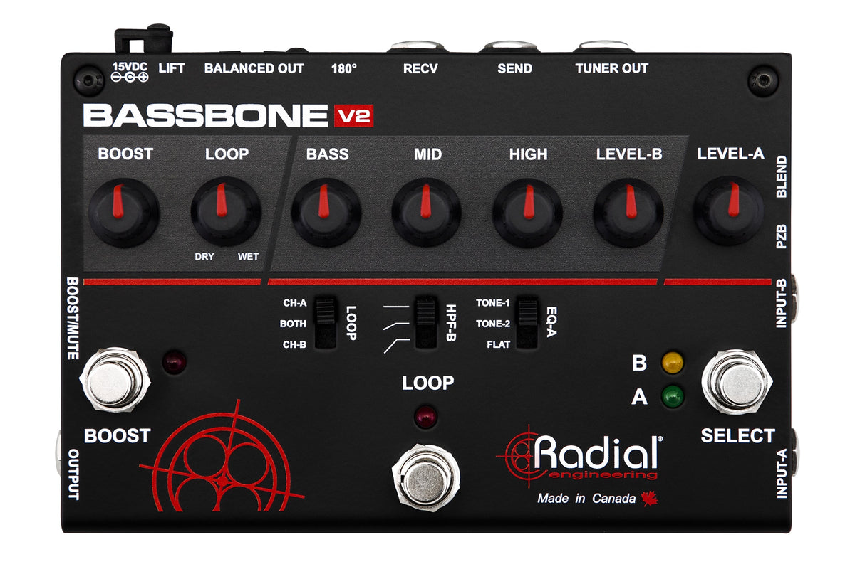 Preamplificatore per basso 2 Canali