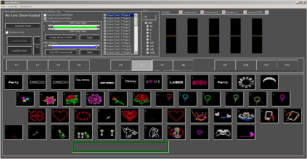 Interfaccia ShowNET + ShowEDITOR