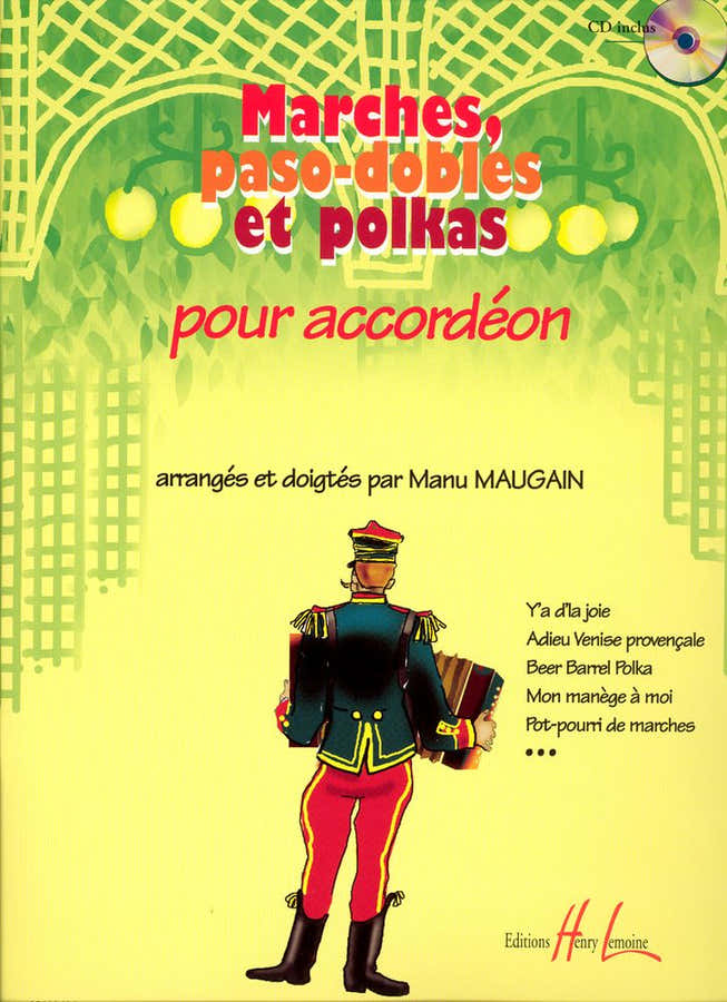 Maugain Manu - Marce paso doble e polke + CD - Fisarmonica