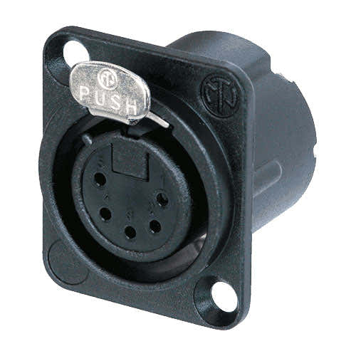 XLR 5 POLI FEMMINA NERA
